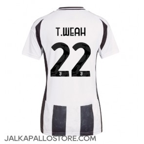 Juventus Timothy Weah #22 Kotipaita Naisten 2024-25 Lyhythihainen